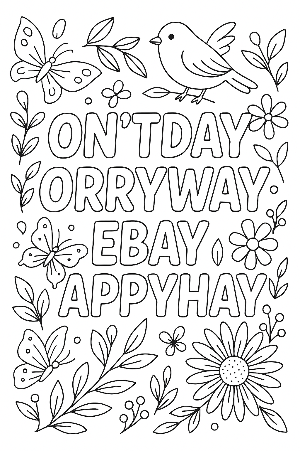 ONT'DAY ORRYWAY – EBAY APPYHAY